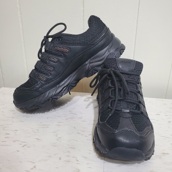 Avia Walking Running Sneakers Black Women Size 7.5W - Picture 2 of 13